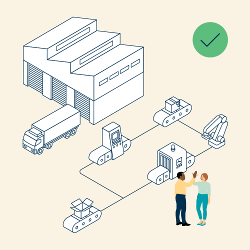 A representation of experiment results in Witness simulation software
