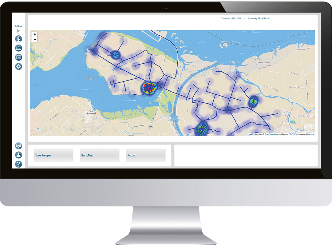 Aqua Suite software for leak detection and localisation