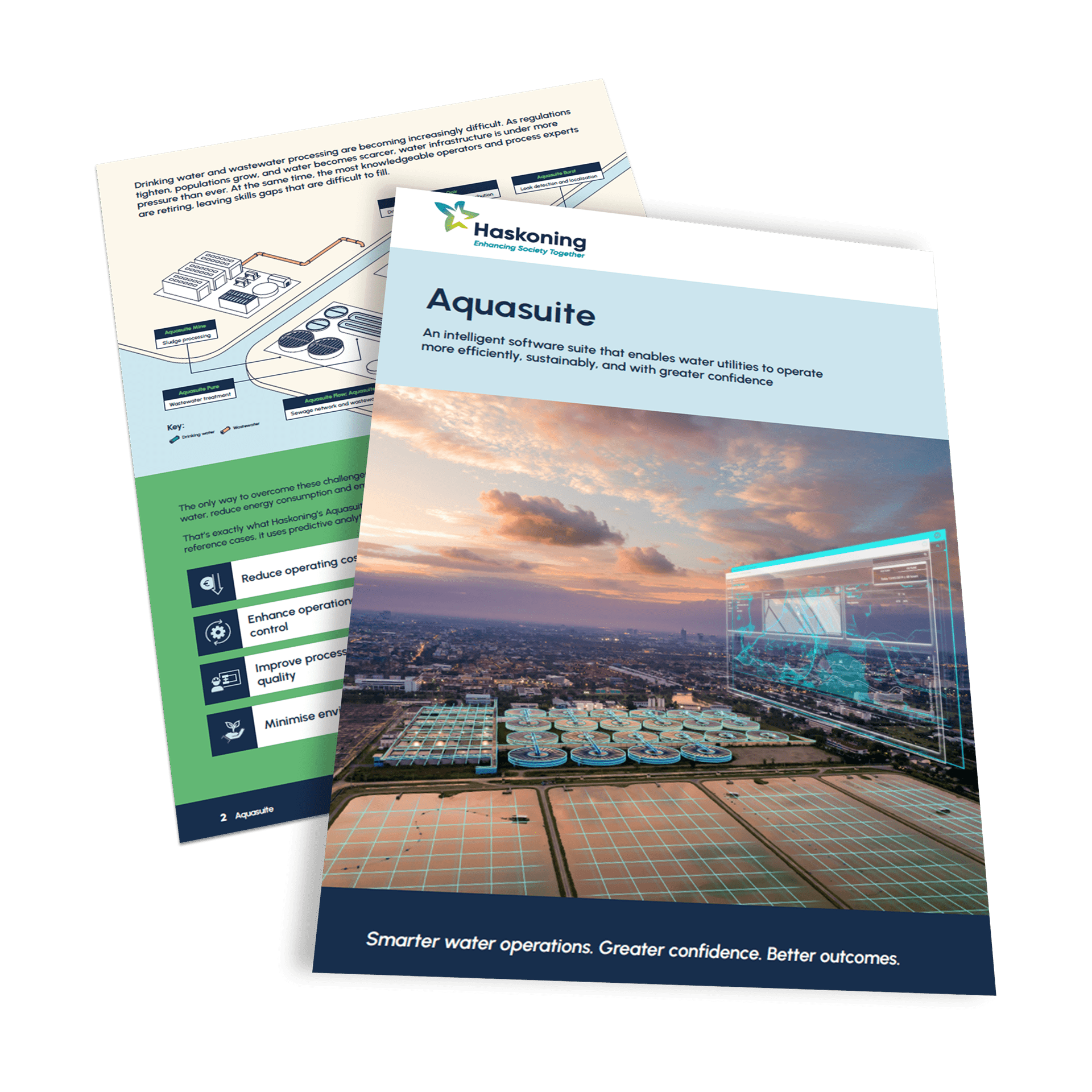 mock-up image for Aquasuite brochure