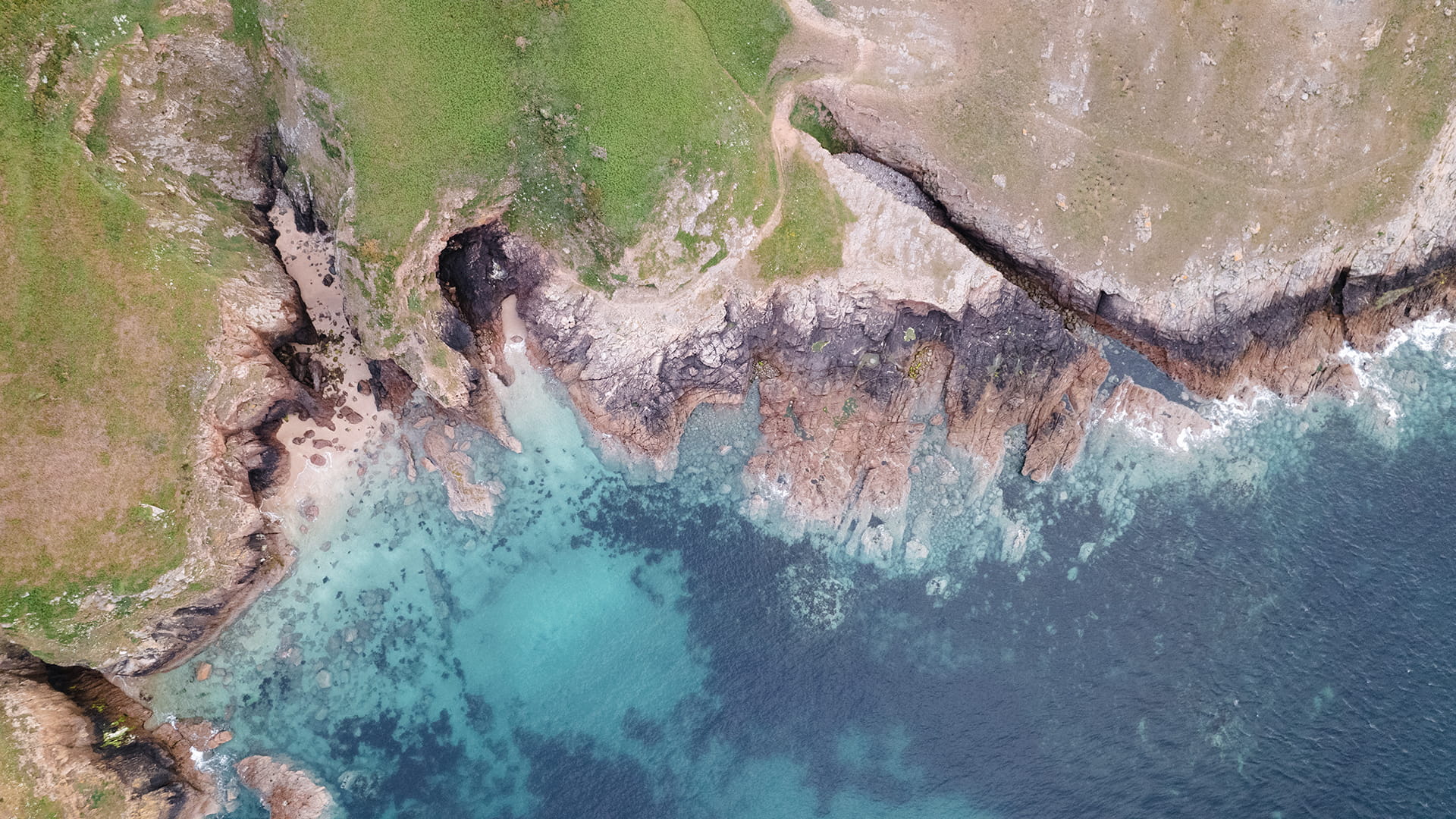 serial view of the channel islands shoreline