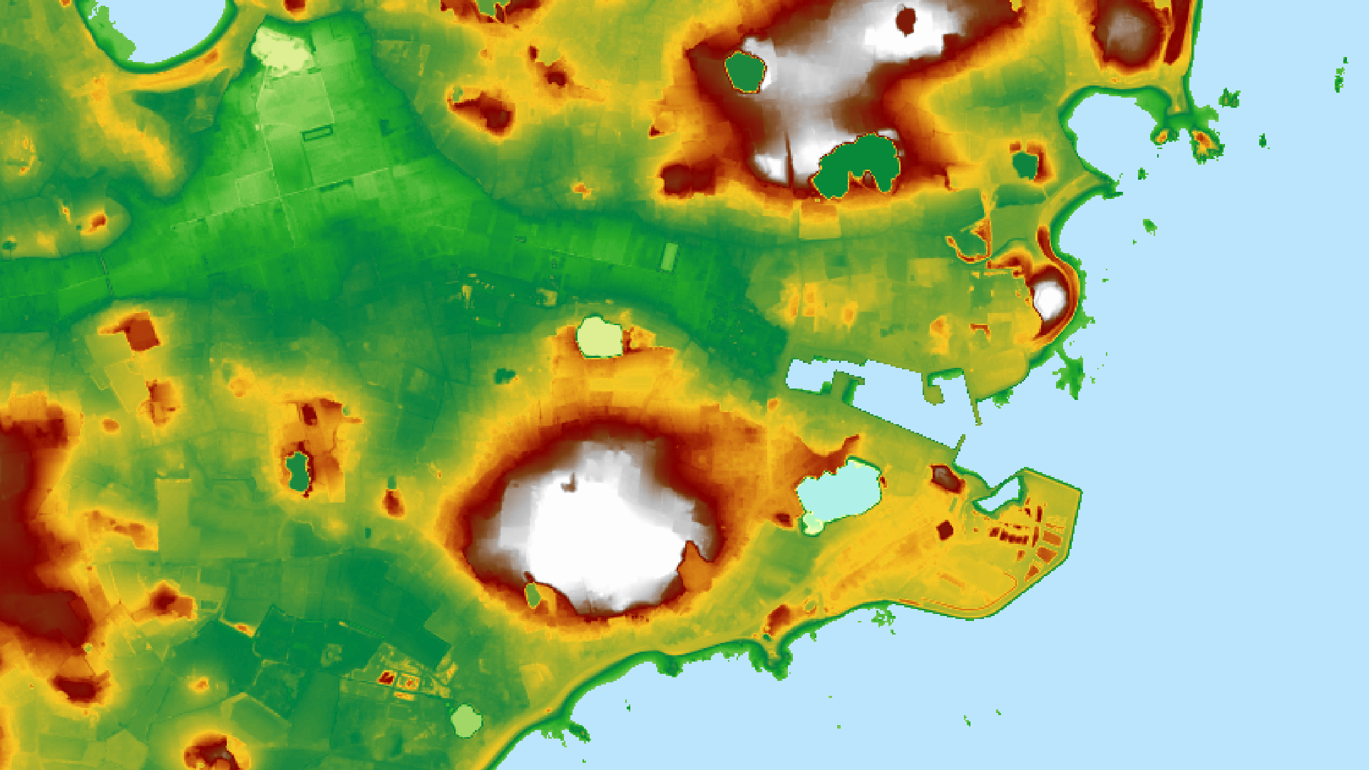 Guernsey LiDAR flood depths