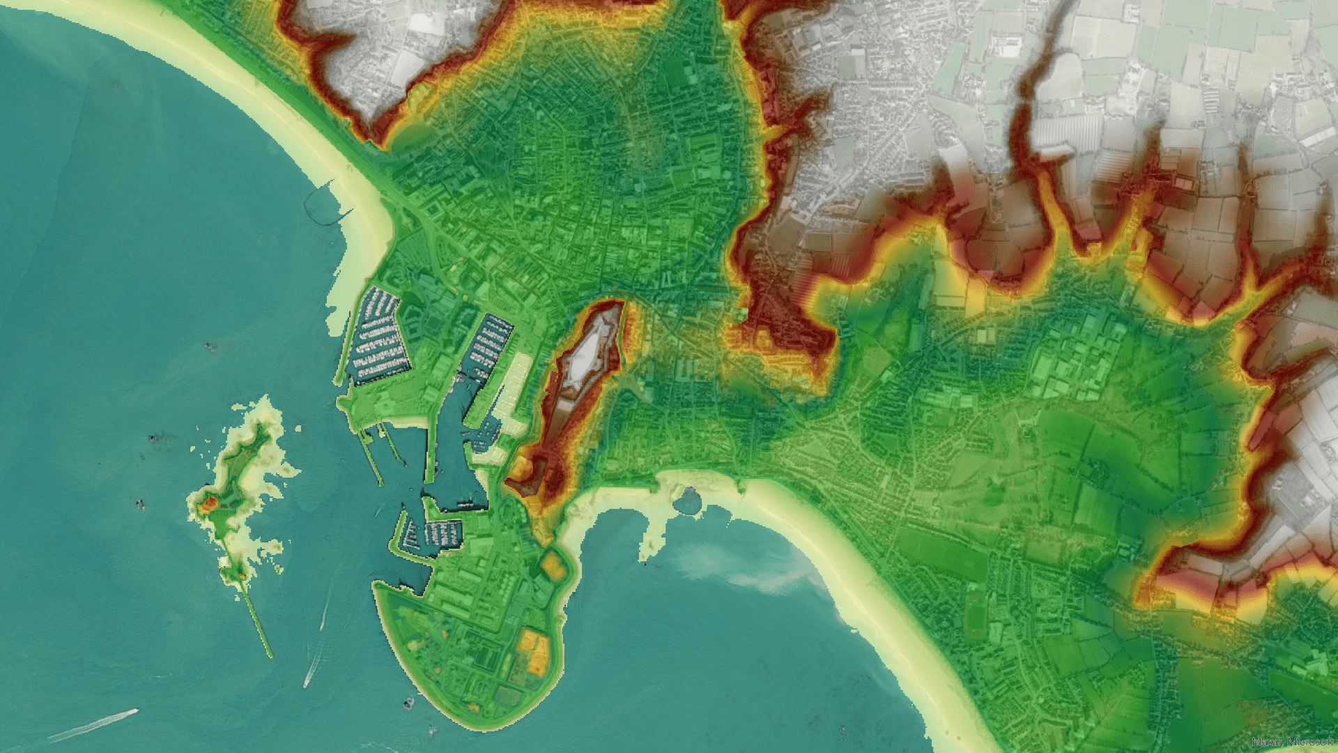 Jersey LiDAR Flood Depths