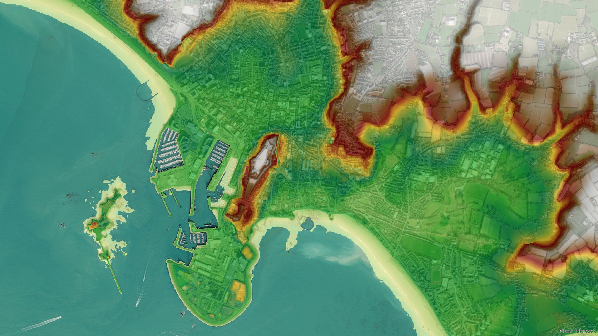 Jersey LiDAR Flood Depths