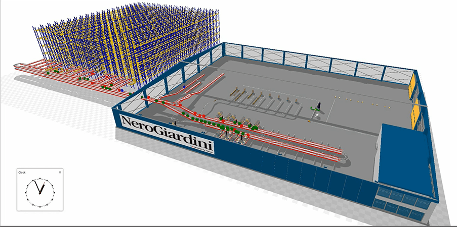 Twinn - logistics center model