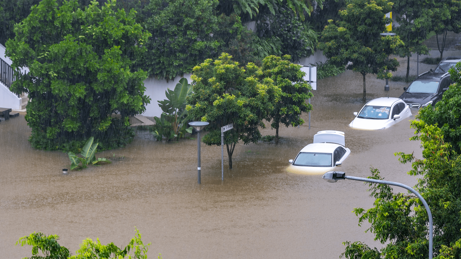 Brisbane, Australia is impacted by severe flood risk