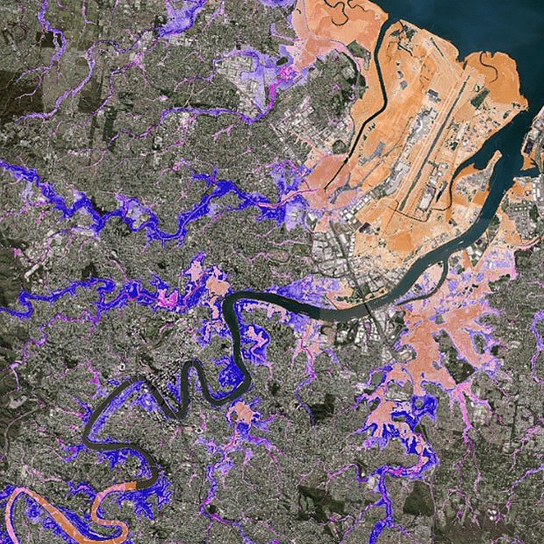 Twinn Flood Map for Australia