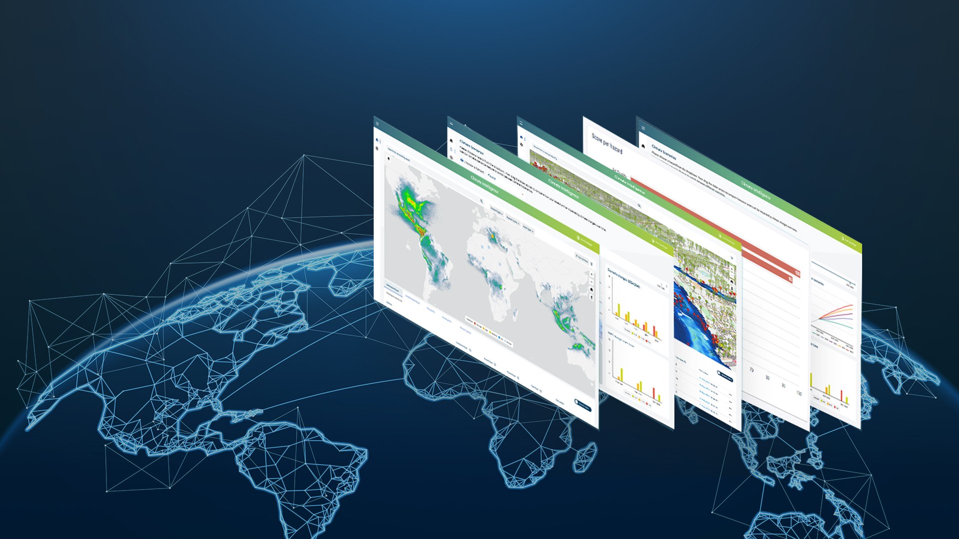 climate risk intelligence dashboard views