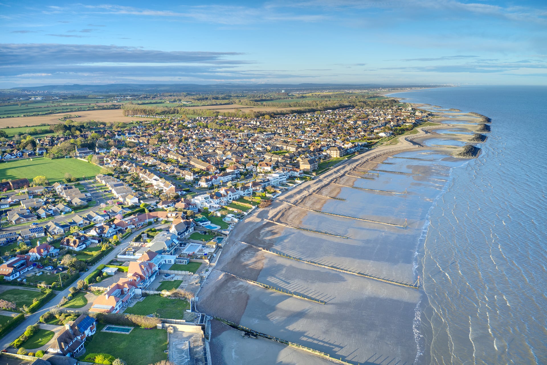 Middleton towards Elmer Rock Islands sea defence