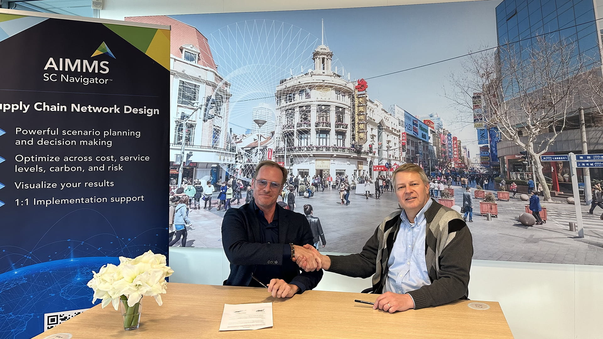 Djeevan Schiferli and Paul van Nierop