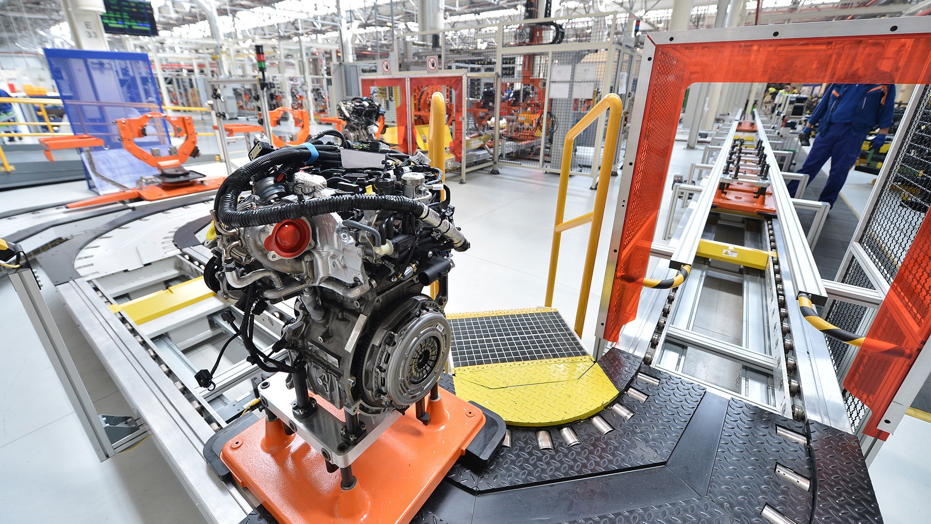 Automotive factory interior