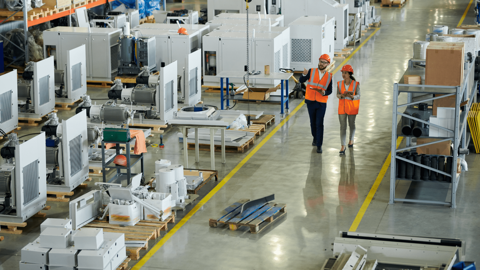 Engineers work together to optimise production