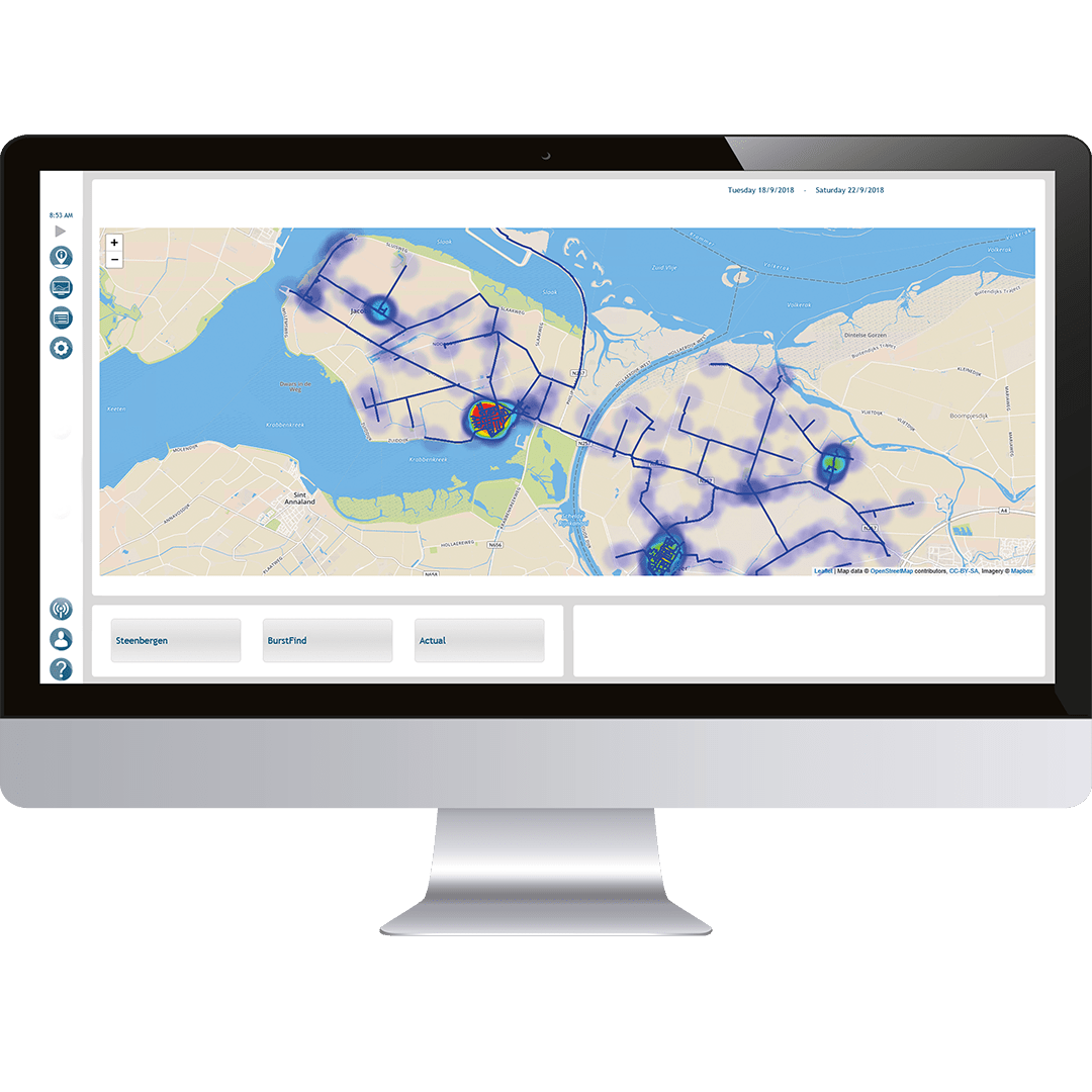 Aqua Suite software for leak detection and localisation