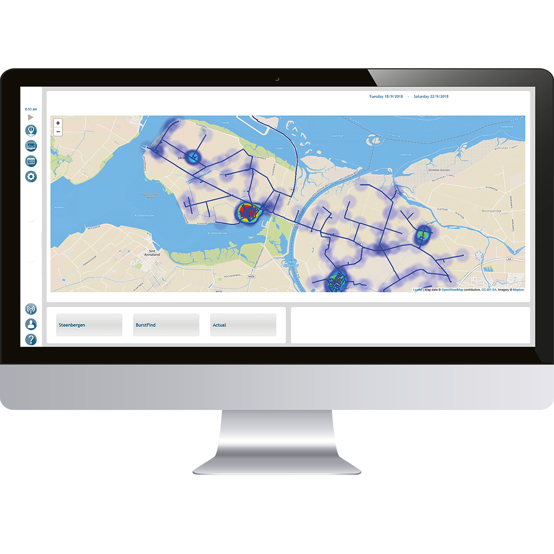 Aqua Suite software for leak detection and localisation
