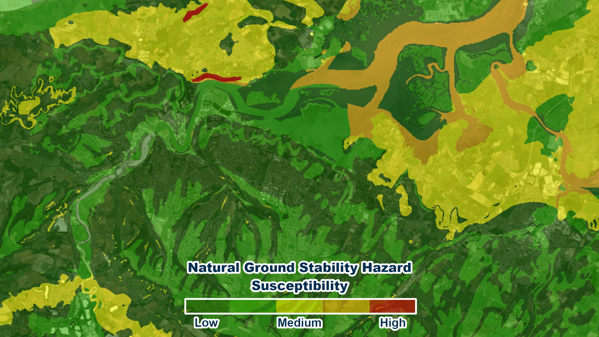 subsidence risk map