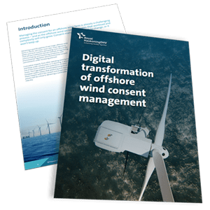 Digital transformation of offshore wind consent management