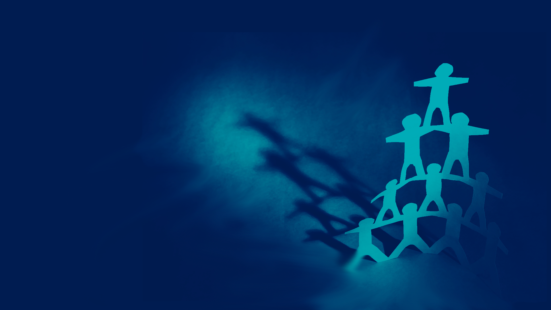 paper cutout figures representing partnerships